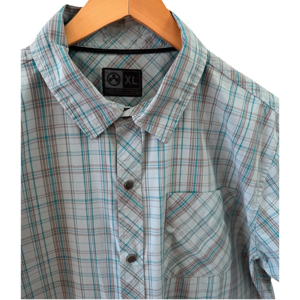 Magpul Mens Size XL Button Up Short Sleeve Pockets Snap Breathable Tactical - Picture 2 of 6